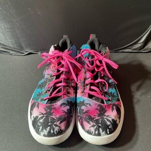 Colorful Kids High-Top Sneakers